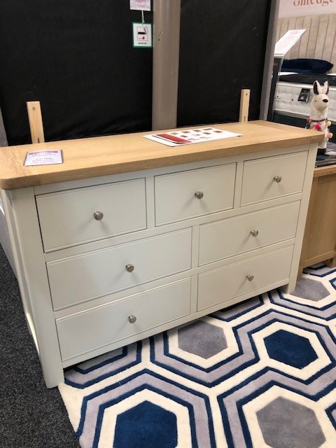 3 Drawer Over 4 Drawer Chest